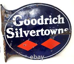 Panneau Flasque Bonnes Richesses Silvertowns Vintage Double Face Diamants Porcelaine Bleue