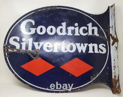 Panneau Flasque Bonnes Richesses Silvertowns Vintage Double Face Diamants Porcelaine Bleue