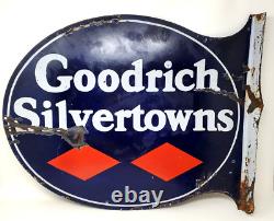 Panneau Flasque Bonnes Richesses Silvertowns Vintage Double Face Diamants Porcelaine Bleue