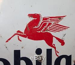 Panneau Publicitaire Rond En Porcelaine Antique Pegasus Pegasus
