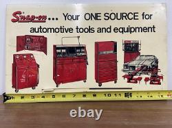 Panneau RARE Double-Face Ouvert/Fermé Glissant des Outils Snap-on Vintage des Années 1950