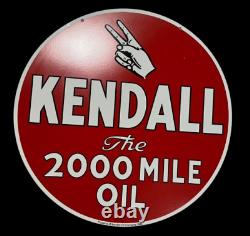 Panneau d'émail Kendall en porcelaine 30x30 pouces double face
