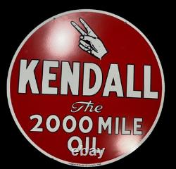 Panneau d'émail Kendall en porcelaine 30x30 pouces double face
