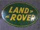 Panneau D'émail Land Rover En Porcelaine 36x24 Pouces à Double Face