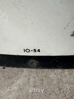 Panneau de concessionnaire Texaco en porcelaine double face de 6 pieds 1954