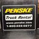 Panneau De Location De Camion Penske En Métal Vintage Double Face 40 Pouces X 30 Pouces Publicité