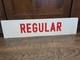 Panneau De Pompe &agrave; Essence Vintage Premium / Regular Double Face En M&eacute;tal P&eacute;trolier De Collection