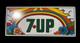 Panneau émaillé 7up En Porcelaine 42x20 Pouces Double Face