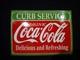 Panneau émaillé Coca Cola En Porcelaine, Service Au Bord De La Route, Taille 36 X 24 Pouces, Double Face