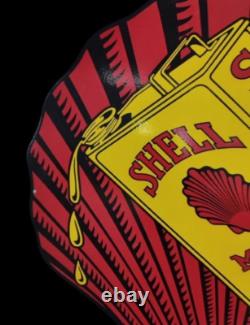 Panneau émaillé en porcelaine 30x30 pouces double face