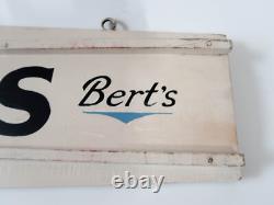 Panneau en Bois Vintage Recto Verso ANTIQUITÉS