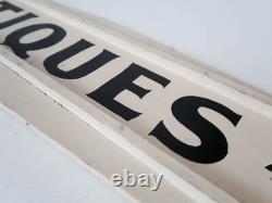 Panneau en Bois Vintage Recto Verso ANTIQUITÉS