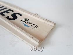 Panneau en Bois Vintage Recto Verso ANTIQUITÉS