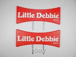 Panneau en bois vintage double face Little Debbie