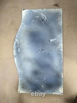 Panneau en émail Chevrolet en porcelaine 36x20 pouces double face