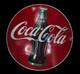 Panneau En émail Coca-cola En Porcelaine 30x30 Pouces Double Face