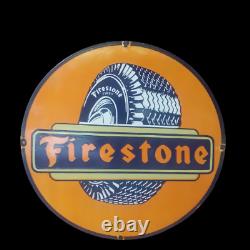 Panneau en émail Firestone en porcelaine 30x30 pouces double face
