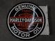 Panneau En émail Harley Davidson En Porcelaine 18x18 Pouces Double Face