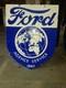 Panneau En émail Porcelain Ford 24x18 Pouces Double Face