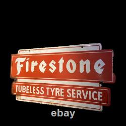 Panneau en émail de porcelaine Firestone de 36 pouces double face