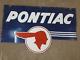 Panneau En émail De Porcelaine Pontiac 32x20 Pouces Double Face