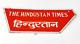 Panneau En émail Double Face De Publicité Du Hindustan Times De Collection, Découpé Au Laser Eb227