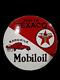 Panneau En émail En Métal Texaco Mobiloil En Porcelaine Taille 30 Pouces Double Face