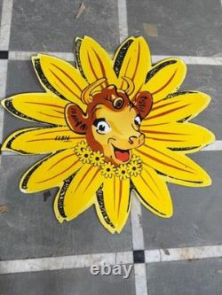 Panneau en émail en porcelaine Borden 36x36 pouces double face