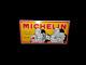 Panneau En émail En Porcelaine Michelin 36x18 Pouces Double Face
