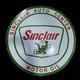 Panneau En émail En Porcelaine Sinclair Oil 30 Pouces Double Face
