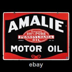 Panneau en émail porcelaine Amalie 36x24 pouces double face