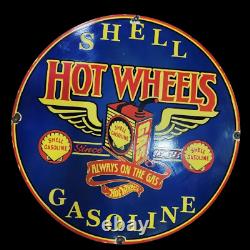 Panneau en émail porcelaine Hot Wheels 30x30 pouces double face