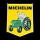 Panneau En émail Porcelaine Michelin 32x18 Pouces Double Face