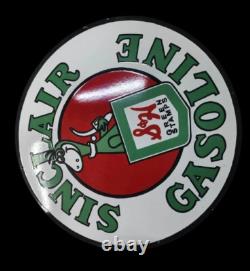 Panneau en émail porcelaine Sinclair 30x30 pouces double face