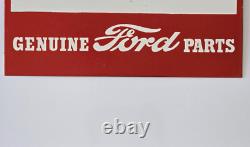 Panneau en émail porcelaine double face Vintage Ford Fomoco (18 x 13½)