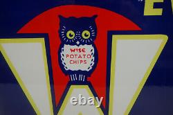 Panneau en forme de découpe de Wise Potato Chips 10 de haut X 20 de large Double face Belles couleurs