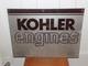 Panneau En Métal Lourd Double Face Vintage Kohler Engines