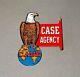 Panneau En Porcelaine Double Face Eagle Machinery Vintage 18 Case Pour Voiture, Gaz, Huile, Camion