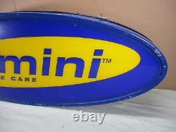 Panneau lumineux double face suspendu Vintage GEMINI AUTOMOTIVE CARE GOODYEAR