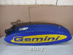 Panneau lumineux double face suspendu Vintage GEMINI AUTOMOTIVE CARE GOODYEAR