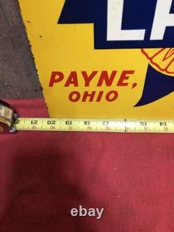 Panneau métallique double face Laukhuf Hybrids, Payne, Ohio, années 1960