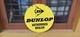 Panneau Publicitaire Vintage Double Face En &eacute;mail Dunlop Tyres Pour Automobile Ancienne
