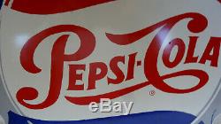 Pepsi Cola Bilaterale Metal Advertising Bride Sign (14x 14) Mint