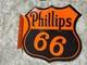 Plaque &eacute;maill&eacute;e En Porcelaine Phillips 66, Taille 16 X 16 Pouces, En Saillie, Double Face