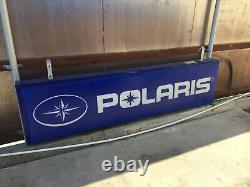 Polaris Dealership Sign Motorcycle Double Sided