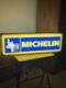 Publicité De Pneus Bibendum Michelin, Enseigne Lumineuse Double Face