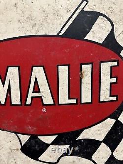 RARE Vintage Double Sided AMALIE Racing Motor Oil Advertising Hanging sign
<br/> 

	 RARE Vintage Double Sided AMALIE Racing Motor Oil Advertising Hanging sign
