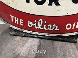 RARE Vintage Double Sided AMALIE Racing Motor Oil Advertising Hanging sign

<br/>  
RARE Vintage Double Sided AMALIE Racing Motor Oil Advertising Hanging sign