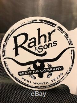 Rahr & Sons Brewing Enseigne De Bière Rare Style À La Bière Rare À Fort Worth Au Texas