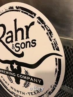 Rahr & Sons Brewing Enseigne De Bière Rare Style À La Bière Rare À Fort Worth Au Texas